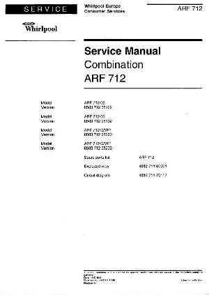 Сервисная инструкция Whirlpool ARF-712 ― Manual-Shop.ru