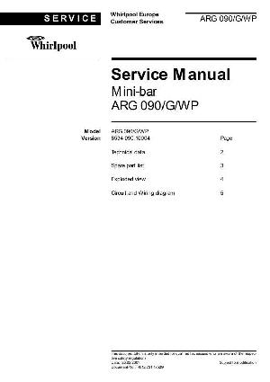 Service manual Whirlpool ARG-090 ― Manual-Shop.ru
