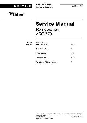 Service manual Whirlpool ARG-773 ― Manual-Shop.ru