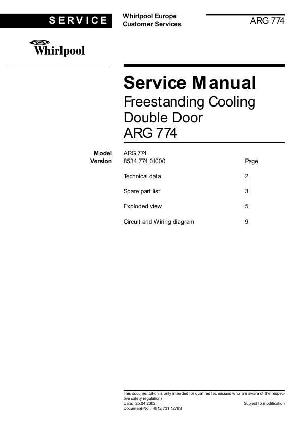 Service manual Whirlpool ARG-774 ― Manual-Shop.ru