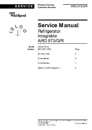 Service manual Whirlpool ARG-973 ― Manual-Shop.ru