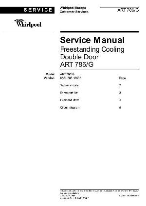 Service manual Whirlpool ART-786 ― Manual-Shop.ru