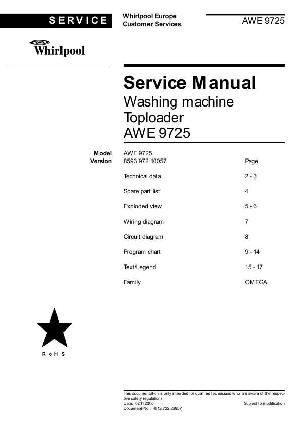 Service manual Whirlpool AWE-9725 ― Manual-Shop.ru