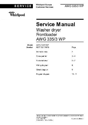 Service manual Whirlpool AWG-335 ― Manual-Shop.ru