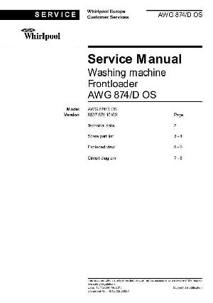 Service manual Whirlpool AWG-874D ― Manual-Shop.ru