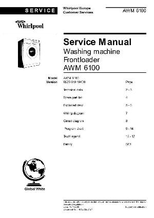 Service manual Whirlpool AWM-6100 ― Manual-Shop.ru