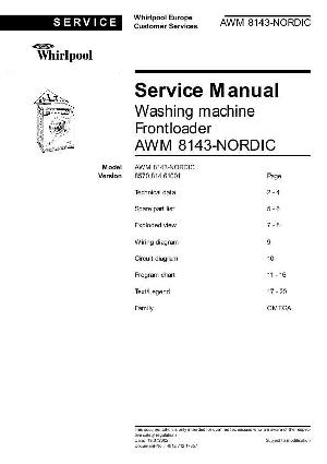 Service manual Whirlpool AWM-8143 ― Manual-Shop.ru