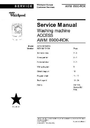 Service manual Whirlpool AWM-8900-ROK ― Manual-Shop.ru