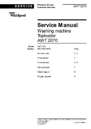 Service manual Whirlpool AWT-2070 ― Manual-Shop.ru