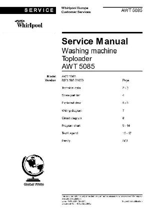 Service manual Whirlpool AWT-5085 ― Manual-Shop.ru