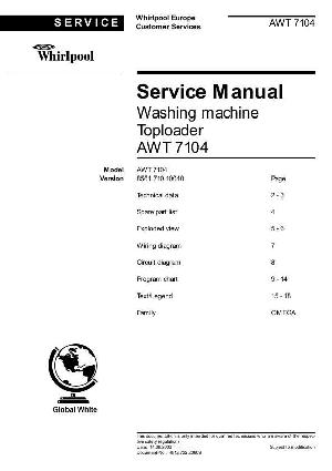 Service manual Whirlpool AWT-7104 ― Manual-Shop.ru