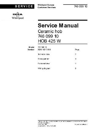 Service manual Whirlpool HOB-425W ― Manual-Shop.ru