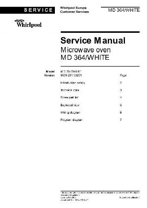 Service manual Whirlpool MD-364 ― Manual-Shop.ru