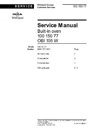 Service manual Whirlpool OBI-105 ― Manual-Shop.ru
