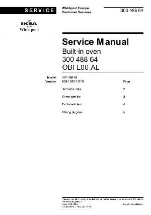 Service manual Whirlpool OBI-E00 ― Manual-Shop.ru