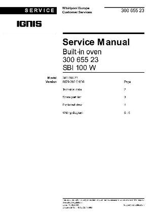 Service manual Whirlpool SBI-100W ― Manual-Shop.ru