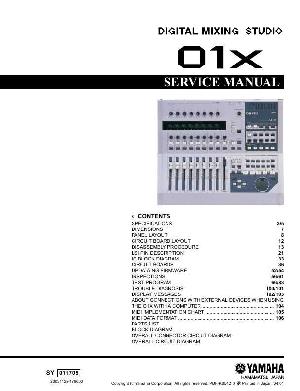 Сервисная инструкция Yamaha 01X ― Manual-Shop.ru