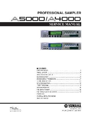 Сервисная инструкция Yamaha A-4000, A-5000 ― Manual-Shop.ru