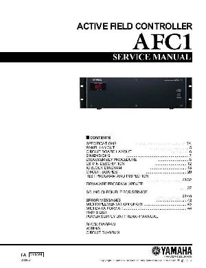 Сервисная инструкция Yamaha AFC1 ― Manual-Shop.ru