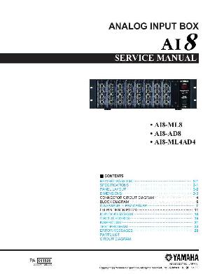 Сервисная инструкция Yamaha AI8 ― Manual-Shop.ru