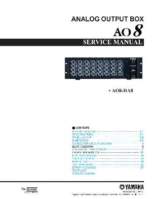 Service manual Yamaha AO8 ― Manual-Shop.ru