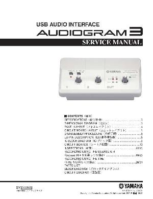 Сервисная инструкция Yamaha AUDIOGRAM 3 ― Manual-Shop.ru