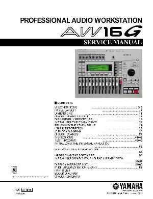 Сервисная инструкция Yamaha AW16G ― Manual-Shop.ru