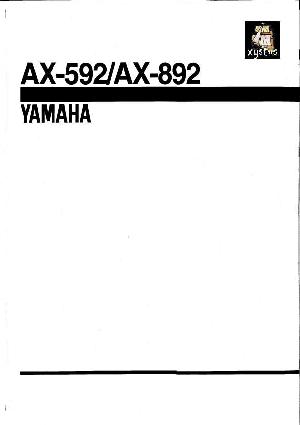 Сервисная инструкция Yamaha AX-592, AX-892 ― Manual-Shop.ru