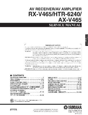 Сервисная инструкция Yamaha AX-V465 ― Manual-Shop.ru