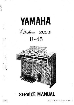 Сервисная инструкция Yamaha B-45  ― Manual-Shop.ru