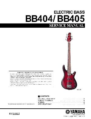 Сервисная инструкция Yamaha BB404, BB405  ― Manual-Shop.ru