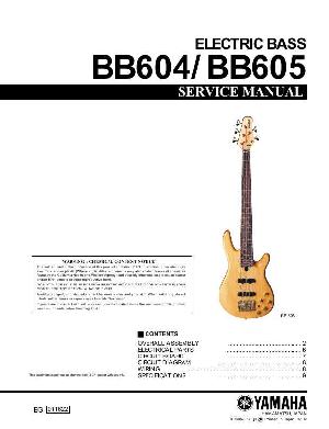 Сервисная инструкция Yamaha BB604, BB605 ― Manual-Shop.ru