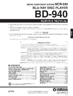 Сервисная инструкция Yamaha BD-940 (MCR-940) ― Manual-Shop.ru