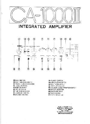 Сервисная инструкция Yamaha CA-1000II ― Manual-Shop.ru