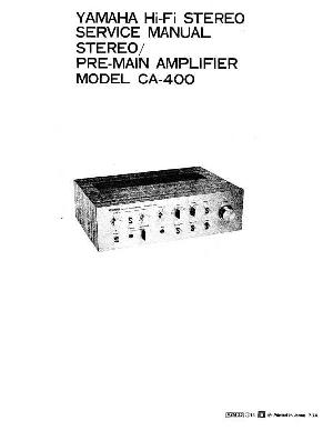 Service manual Yamaha CA-400 ― Manual-Shop.ru