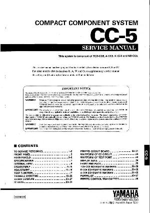 Service manual Yamaha CC-5 ― Manual-Shop.ru