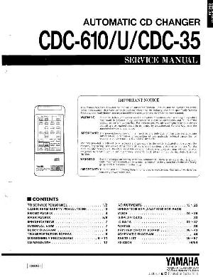 Service manual Yamaha CDC-610, CDC-610U, CDC-35 ― Manual-Shop.ru