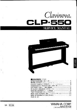 Service manual Yamaha CLP-550 ― Manual-Shop.ru