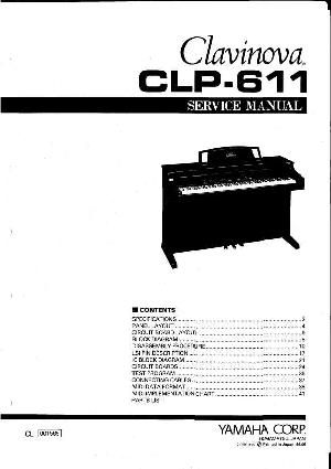Сервисная инструкция Yamaha CLP-611 ― Manual-Shop.ru