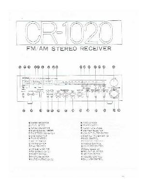 Сервисная инструкция Yamaha CR-1020 ― Manual-Shop.ru