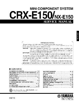 Сервисная инструкция Yamaha CRX-E150  ― Manual-Shop.ru