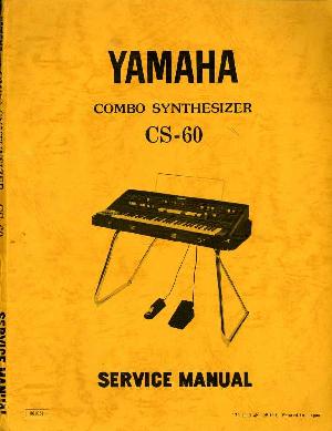 Service manual Yamaha CS-60 ― Manual-Shop.ru