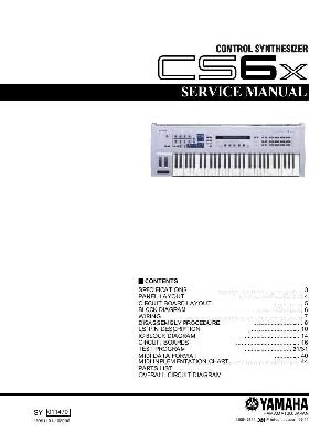 Service manual Yamaha CS6X ― Manual-Shop.ru