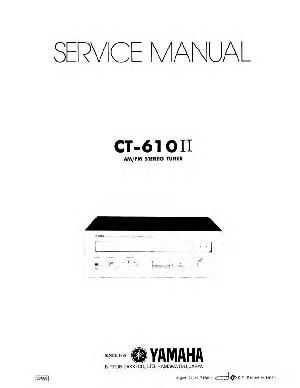 Сервисная инструкция Yamaha CT-610II ― Manual-Shop.ru