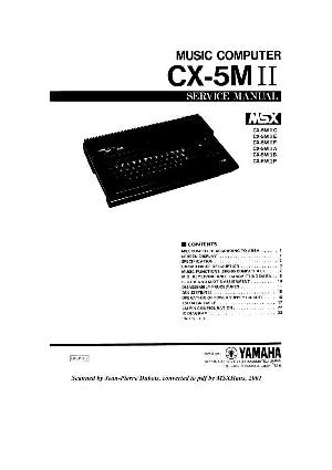 Сервисная инструкция Yamaha CX-5MII ― Manual-Shop.ru