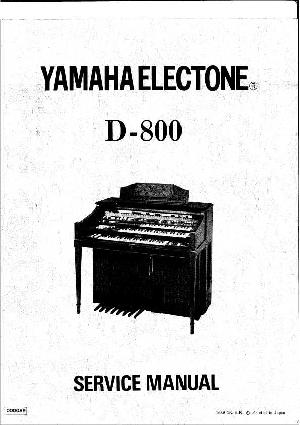 Service manual Yamaha D-800  ― Manual-Shop.ru