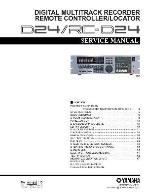 Сервисная инструкция Yamaha D24 ― Manual-Shop.ru