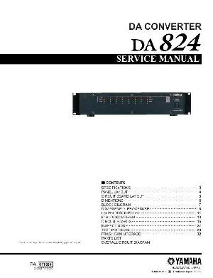 Сервисная инструкция Yamaha DA824 ― Manual-Shop.ru