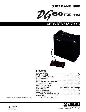 Сервисная инструкция Yamaha DG60FX-112 ― Manual-Shop.ru