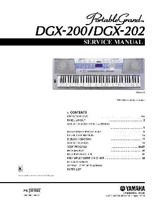 Service manual Yamaha DGX-200, DGX-202 ― Manual-Shop.ru